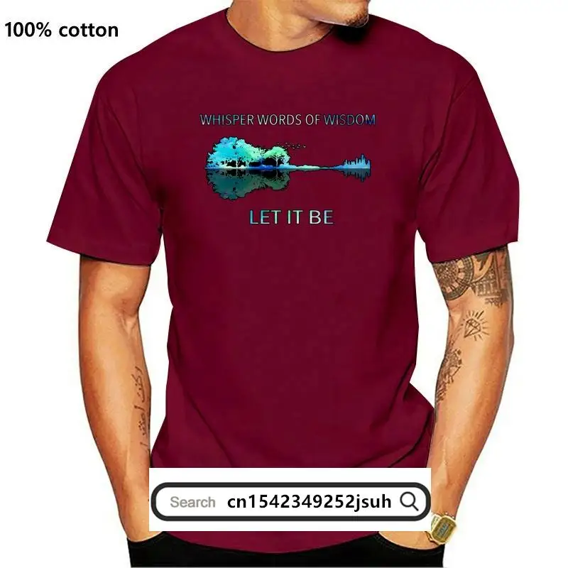 New There Will Be An Answer Let It Be Guitar Tshirt Black Cotton Men Made In Usa
New There Will Be An Answer Let It Be Guitar Tshirt Black Cotton Men Made In Usa