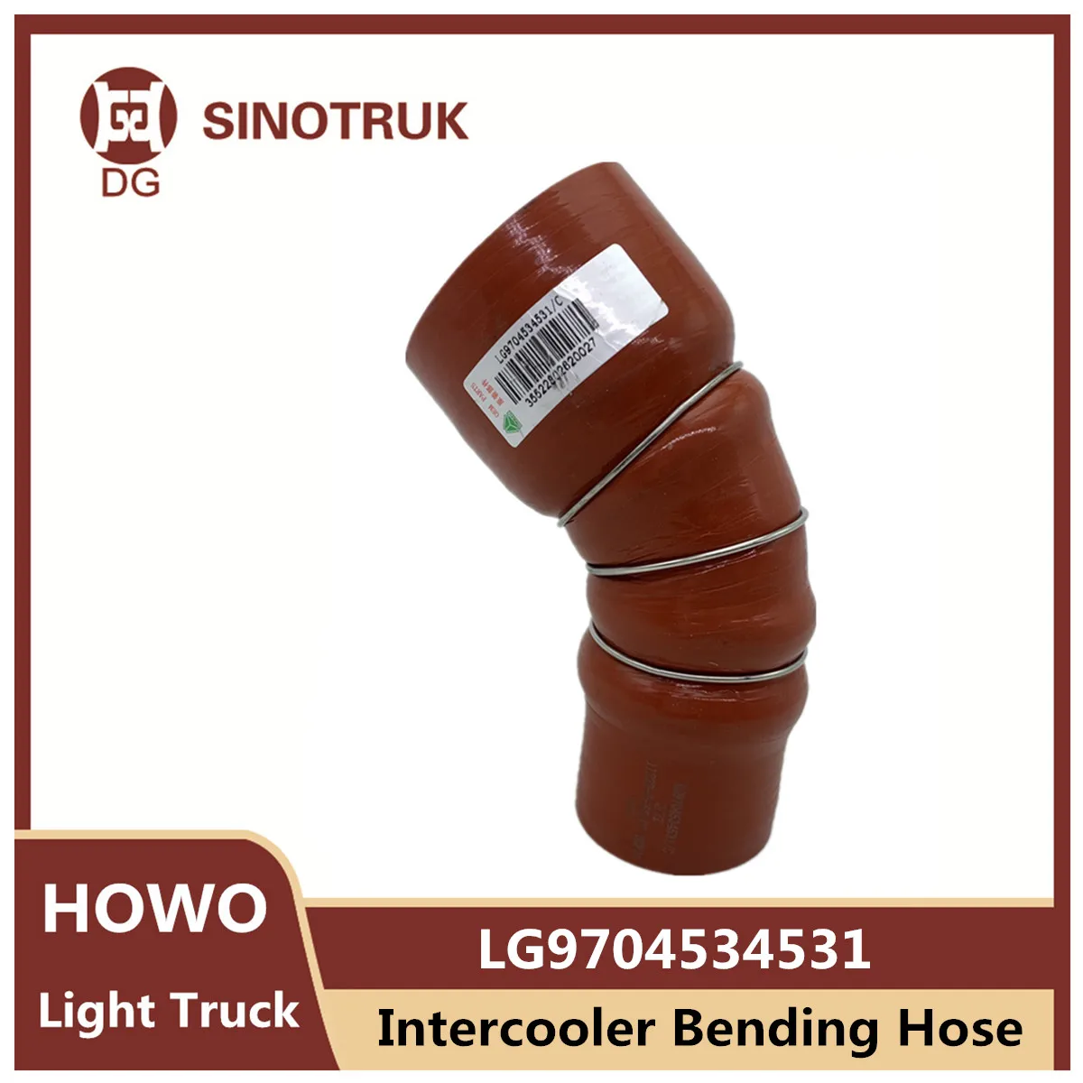 Intercooler Bending Hose LG9704534531 For Sinotruk Howo Light Truck Original Parts
Intercooler Bending Hose LG9704534531 For Sinotruk Howo Light Truck Original Parts