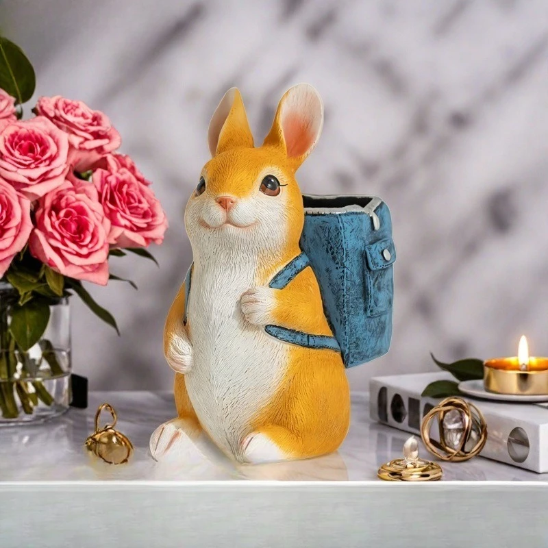 Creative Animal Dog,Rabbit,Sheep Resin German Shepherd Dog Crafts Desk Pen Storage Dog Sculpture Office Tool Rack Desk Organiser
Creative Animal Dog,Rabbit,Sheep Resin German Shepherd Dog Crafts Desk Pen Storage Dog Sculpture Office Tool Rack Desk Organiser