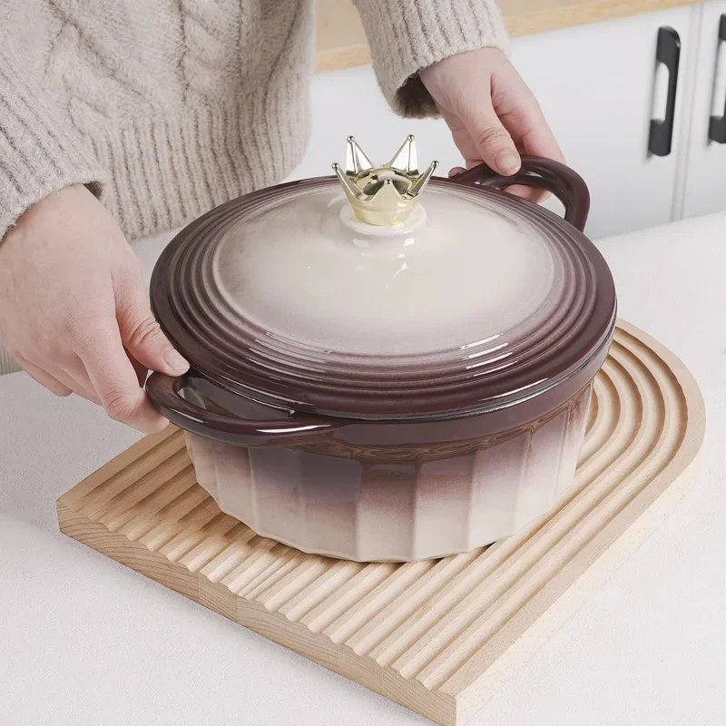 Non-Stick Pan 28cm Enamel Pot: Gradient Color Soup Pot, Large Capacity, Essential Kitchen Cookware, Sturdy Pot
Non-Stick Pan 28cm Enamel Pot: Gradient Color Soup Pot, Large Capacity, Essential Kitchen Cookware, Sturdy Pot