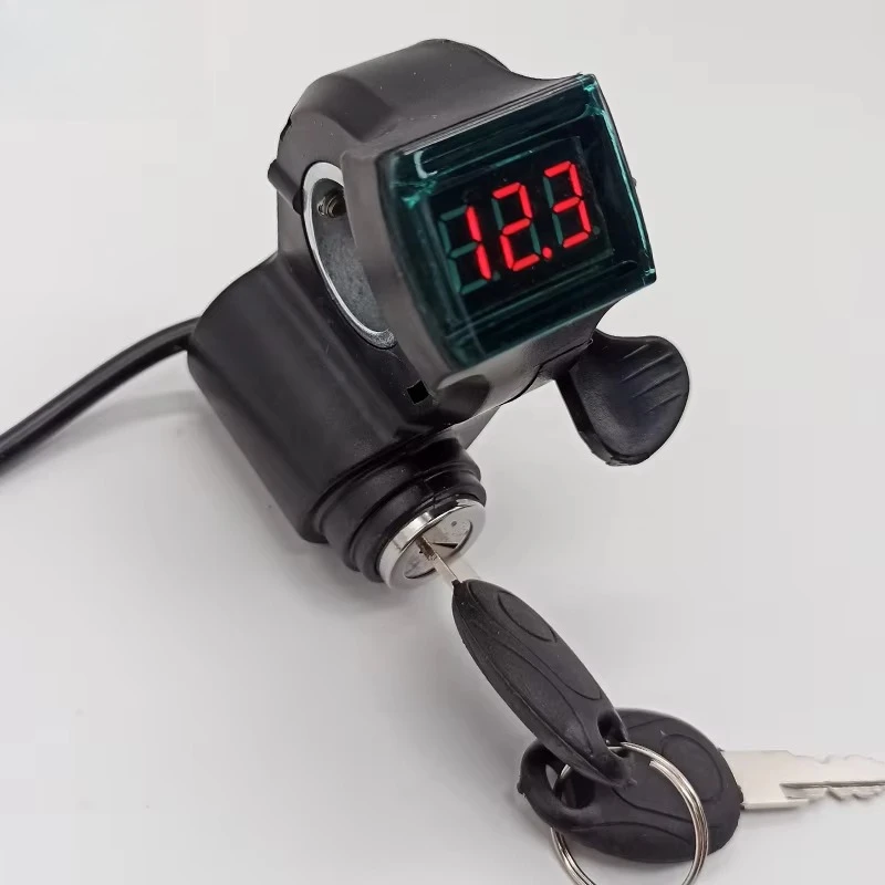 Electric Mountain Bike Throttle Thumb Push Light Emitting Diode Voltage Display, Finger Accelerator, Keylock
Electric Mountain Bike Throttle Thumb Push Light Emitting Diode Voltage Display, Finger Accelerator, Keylock