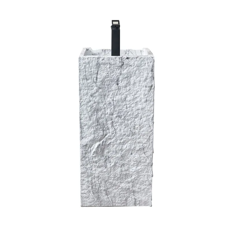 Integrated floor-to-ceiling washbasin Square artificial stone column basin Outdoor balcony Bathroom washbasin
Integrated floor-to-ceiling washbasin Square artificial stone column basin Outdoor balcony Bathroom washbasin