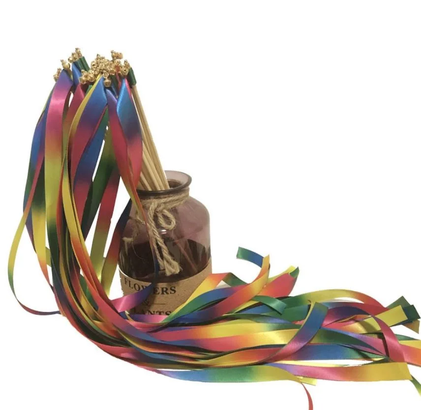 50pcs Activities Magic Wand Party Decoration Shower Rainbow Ribbon Fairy Wands Tassels Streamers for Wedding Birthday Holiday
50pcs Activities Magic Wand Party Decoration Shower Rainbow Ribbon Fairy Wands Tassels Streamers for Wedding Birthday Holiday