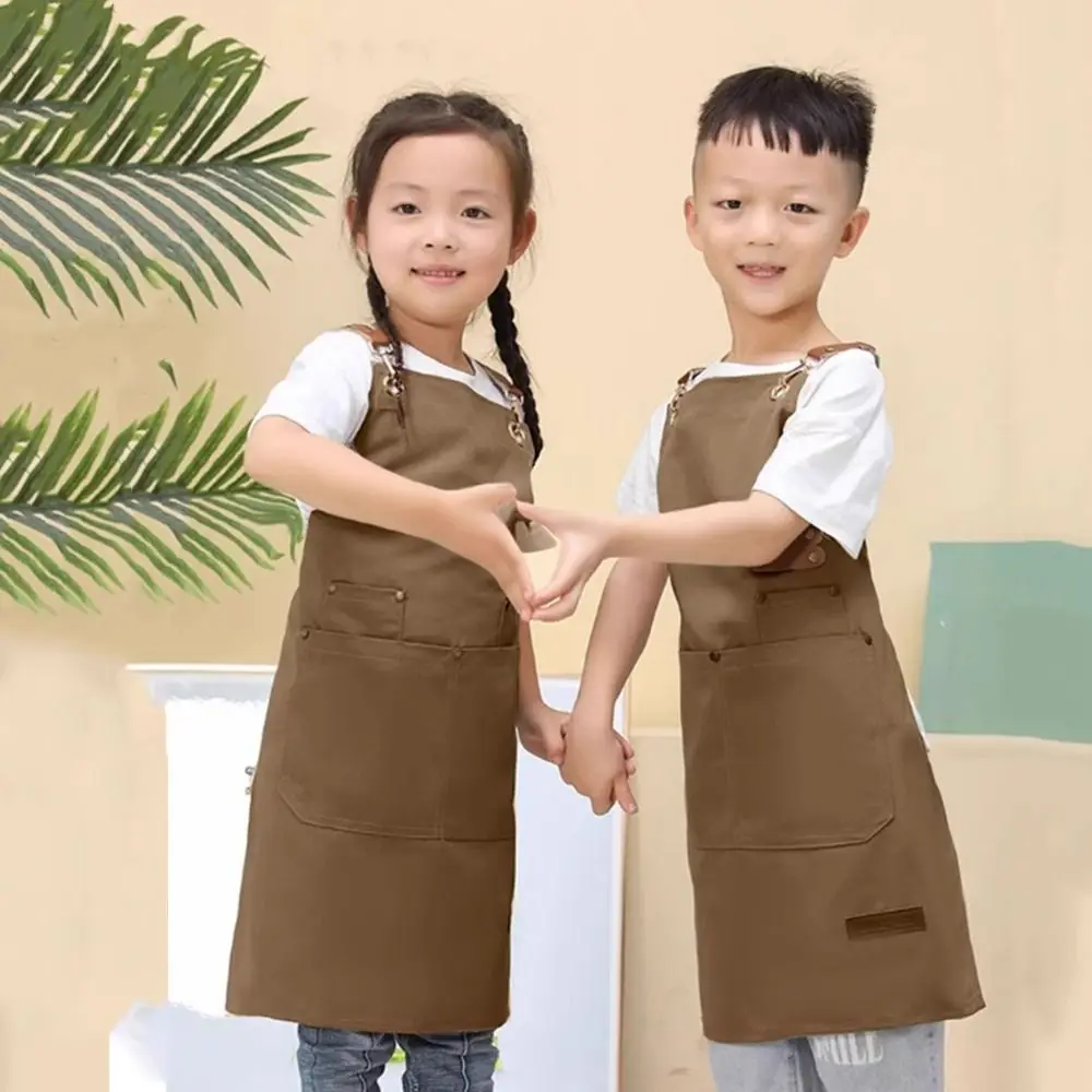 Minimalist Children's Canvas Apron Lightweight Solid Color Cooking Apron Adjustable Oil-proof Chef Costume Baking
Minimalist Children's Canvas Apron Lightweight Solid Color Cooking Apron Adjustable Oil-proof Chef Costume Baking