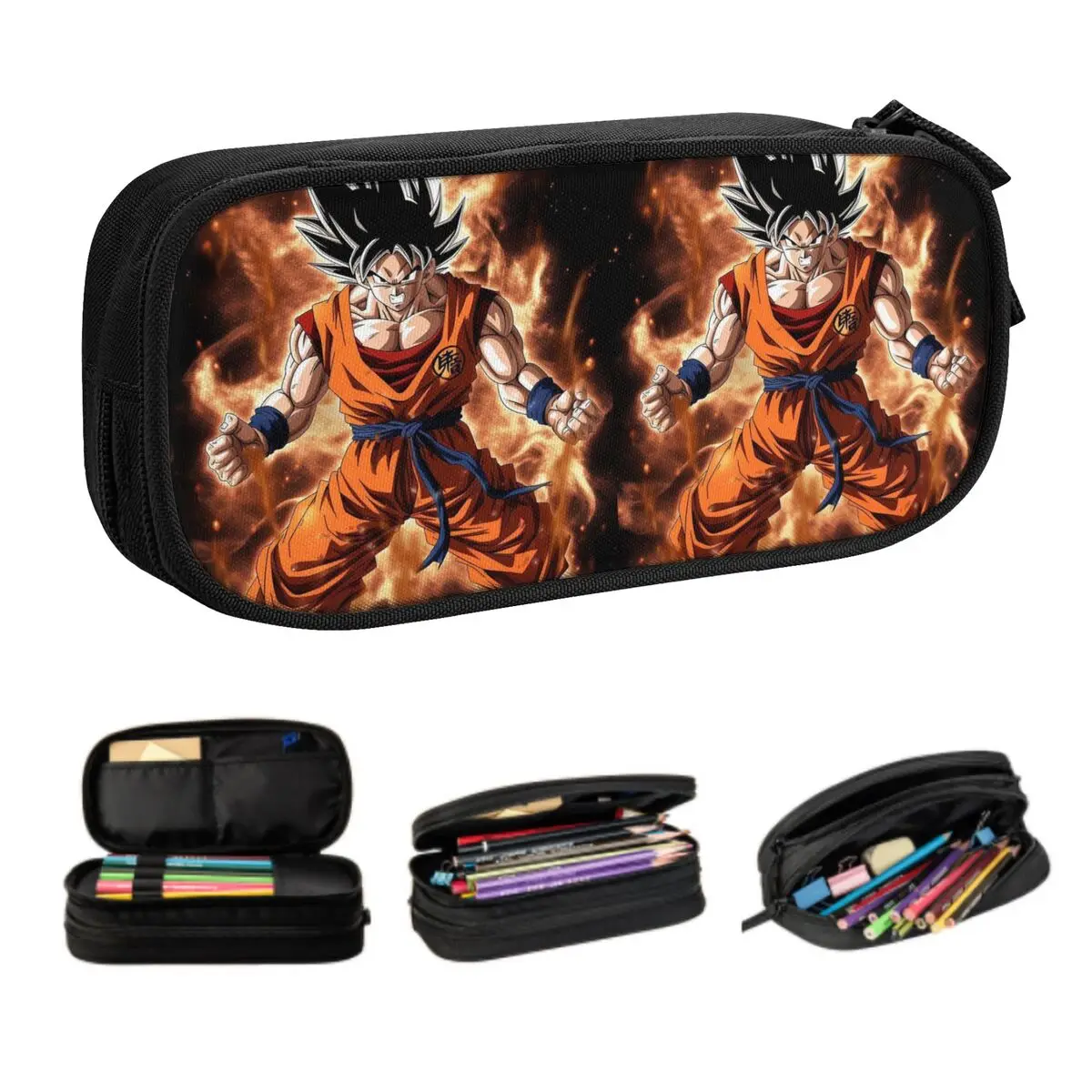 Custom DBZ D-Dragon B-Ball Z Gokus Pencil Cases for Girl Boy Big Capacity Fiction Animation Pen Bag Box School Supplies
Custom DBZ D-Dragon B-Ball Z Gokus Pencil Cases for Girl Boy Big Capacity Fiction Animation Pen Bag Box School Supplies