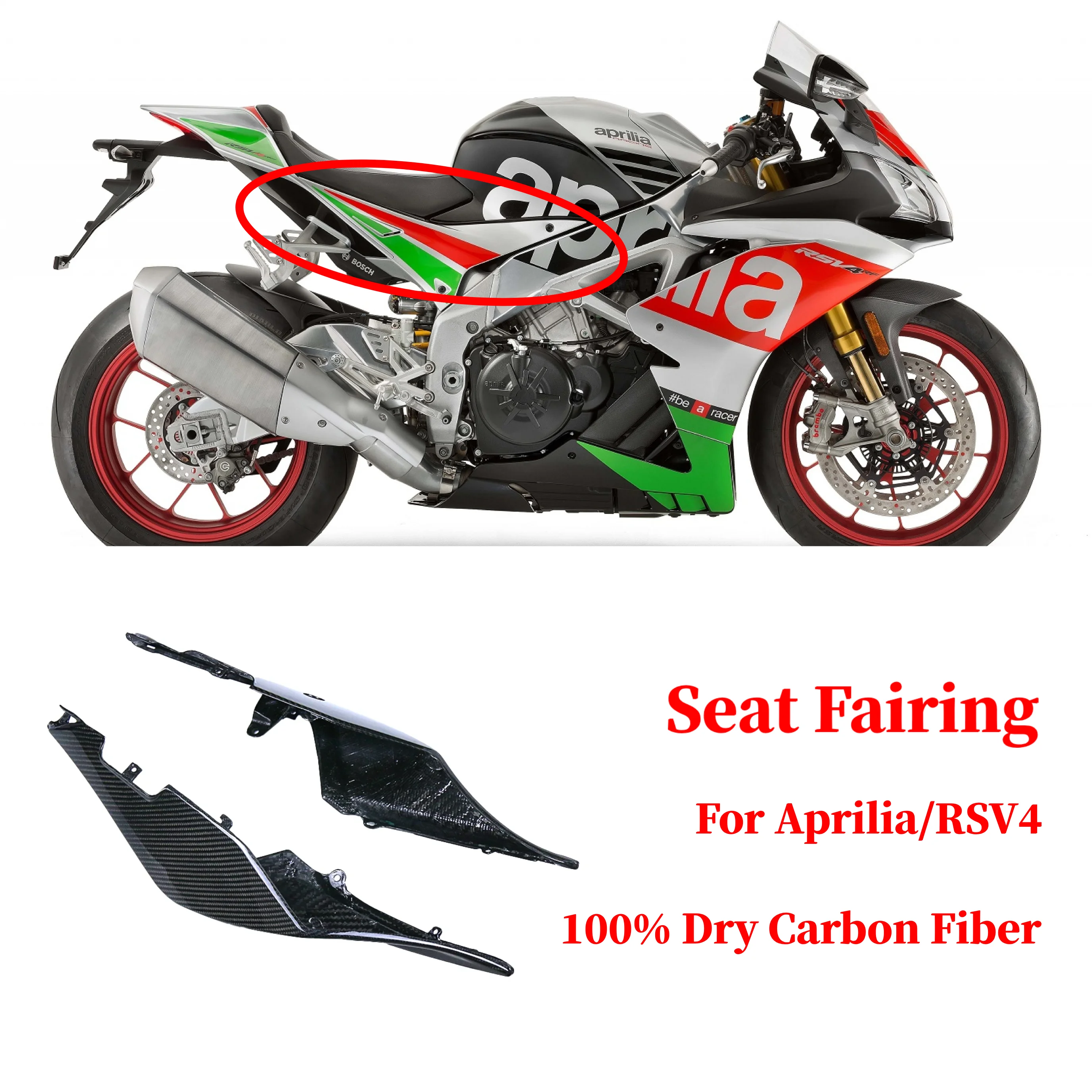 For Aprilia/RSV4 Seat Faring Pure Dry Carbon Fiber Motorcycle Modification Accessories Lightweight Modification
For Aprilia/RSV4 Seat Faring Pure Dry Carbon Fiber Motorcycle Modification Accessories Lightweight Modification