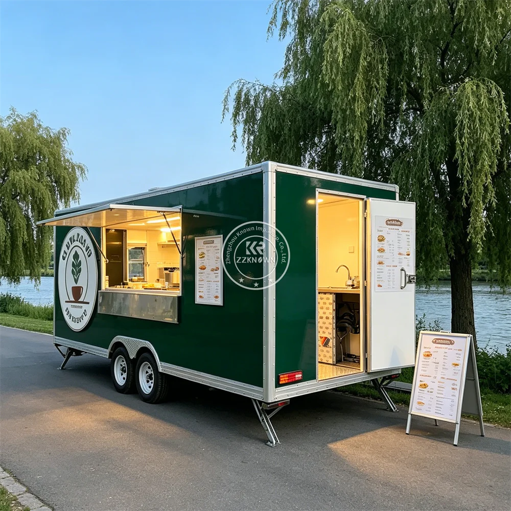 Concession Trailer Mobile Food Truck Mobile Restaurant Pizza Hot Dog Outdoor Vending Truck Fully Equipped Kitchen
Concession Trailer Mobile Food Truck Mobile Restaurant Pizza Hot Dog Outdoor Vending Truck Fully Equipped Kitchen