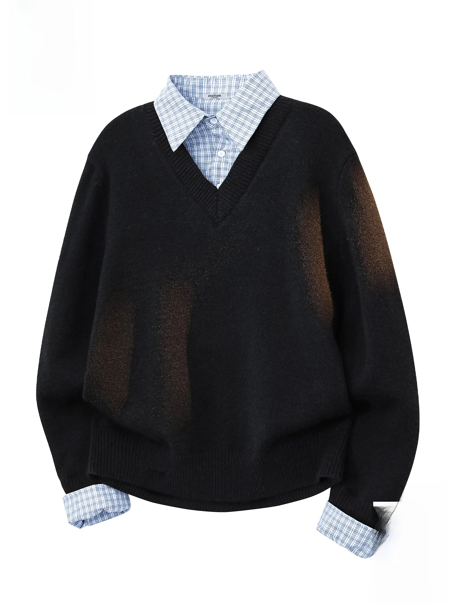 Мужской вязаный свитер Paul Frank с клетчатым воротником, повседневный, весенний, винтажный, в университетском стиле, с длинными рукавами, удобный, мягкий, из смесового полиэстера
Мужской вязаный свитер Paul Frank с клетчатым воротником, повседневный, весенний, винтажный, в университетском стиле, с длинными рукавами, удобный, мягкий, из смесового полиэстера