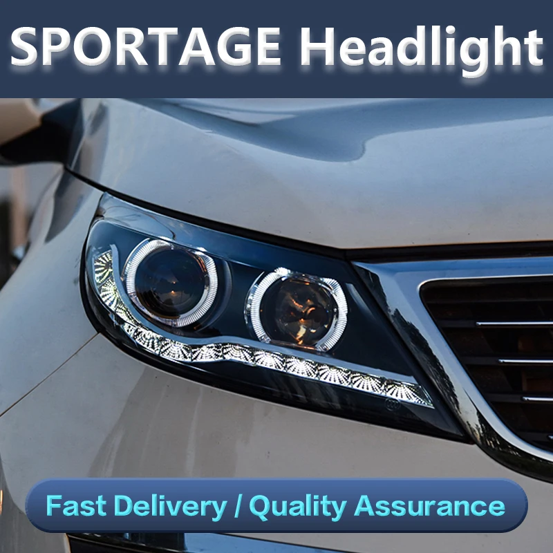 Автомобильный Стайлинг, фара для Kia Sportage R 2010-2014 светодиодный ная фара DRL, фара под углом глаза, Биксеноновая фара с сигналом поворота 
Автомобильный Стайлинг, фара для Kia Sportage R 2010-2014 светодиодный ная фара DRL, фара под углом глаза, Биксеноновая фара с сигналом поворота