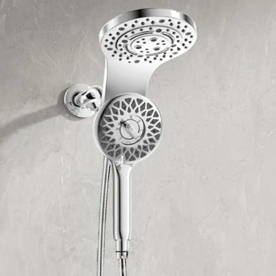 High Pressure Rain Shower Head with Handheld Spray Magnetic Dual Shower Head with Handheld Combo Magnetix Waterfall Showerhead
High Pressure Rain Shower Head with Handheld Spray Magnetic Dual Shower Head with Handheld Combo Magnetix Waterfall Showerhead