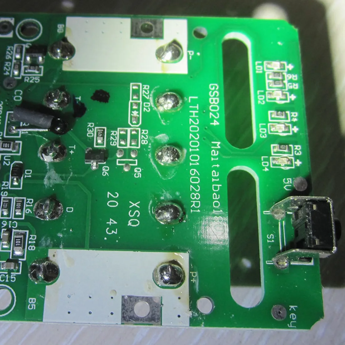 GZMO 1Pcs Li-Ion Battery Charging Protection Circuit Board PCB Board for Metabo 18V Lithium Battery Rack
GZMO 1Pcs Li-Ion Battery Charging Protection Circuit Board PCB Board for Metabo 18V Lithium Battery Rack