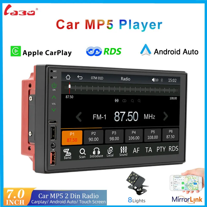 Автомагнитола LABO FS02C, стерео-система 2 Din на Android, с экраном 7 дюймов, Bluetooth, с функцией Hands-Free
Автомагнитола LABO FS02C, стерео-система 2 Din на Android, с экраном 7 дюймов, Bluetooth, с функцией Hands-Free