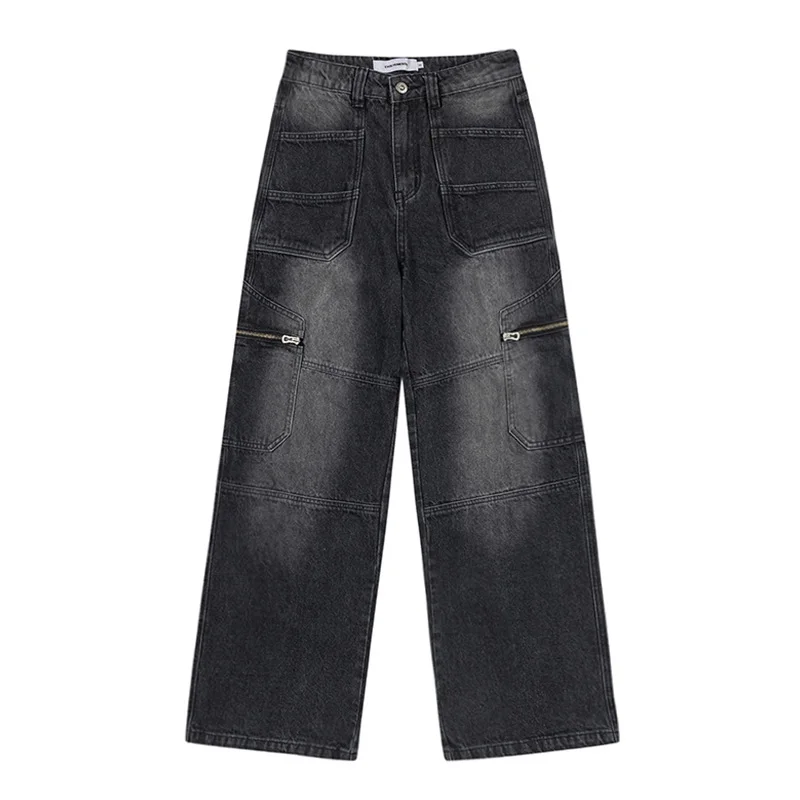 Hip Hop Cargo Casual Jeans Pants Multi Pockets Loose Streetwear Denim Trousers For Male Patchwork
Hip Hop Cargo Casual Jeans Pants Multi Pockets Loose Streetwear Denim Trousers For Male Patchwork