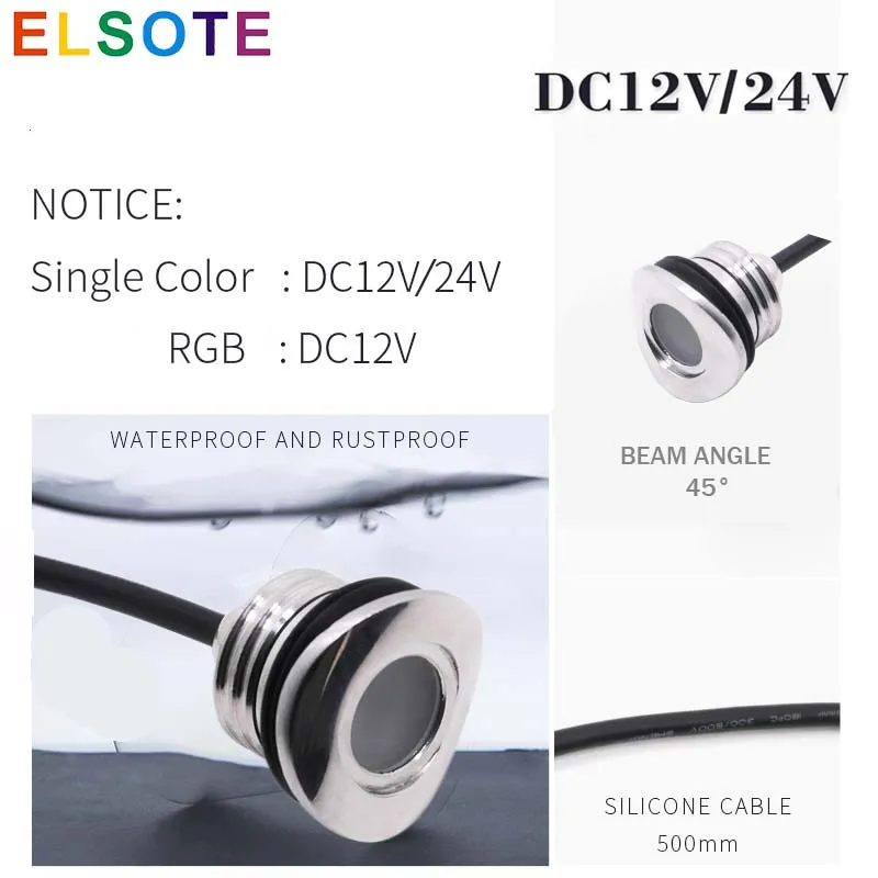 ELSOTE Outdoor LED Handrail Stair Railing Curved Light12V 24V Waterproof Mini Recessed Spot Exterior Terrace Lamp 1W IP68 RGB
ELSOTE Outdoor LED Handrail Stair Railing Curved Light12V 24V Waterproof Mini Recessed Spot Exterior Terrace Lamp 1W IP68 RGB