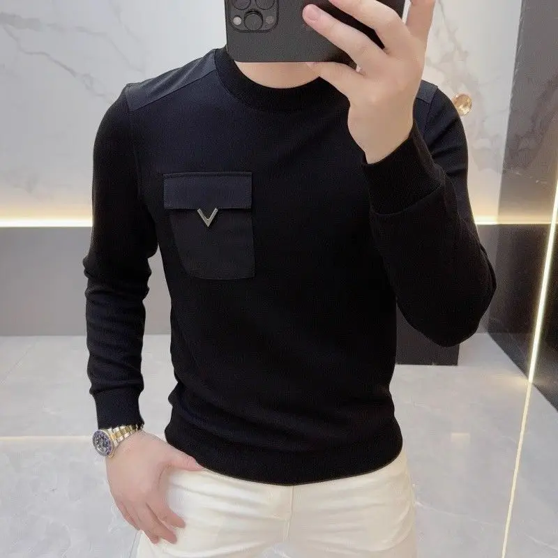 Long Sleeve T shirt For Men Solid Spring Casual Mens T-shirts High Quality Male Tops Classic Clothes Men's T-shirts
Long Sleeve T shirt For Men Solid Spring Casual Mens T-shirts High Quality Male Tops Classic Clothes Men's T-shirts