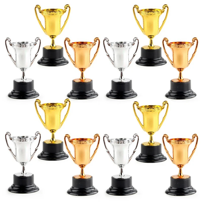 New-Plastic Trophies, Toy Gold, Silver And Bronze Trophies, Sports Award Props, Toy Ornaments And Decorations
New-Plastic Trophies, Toy Gold, Silver And Bronze Trophies, Sports Award Props, Toy Ornaments And Decorations