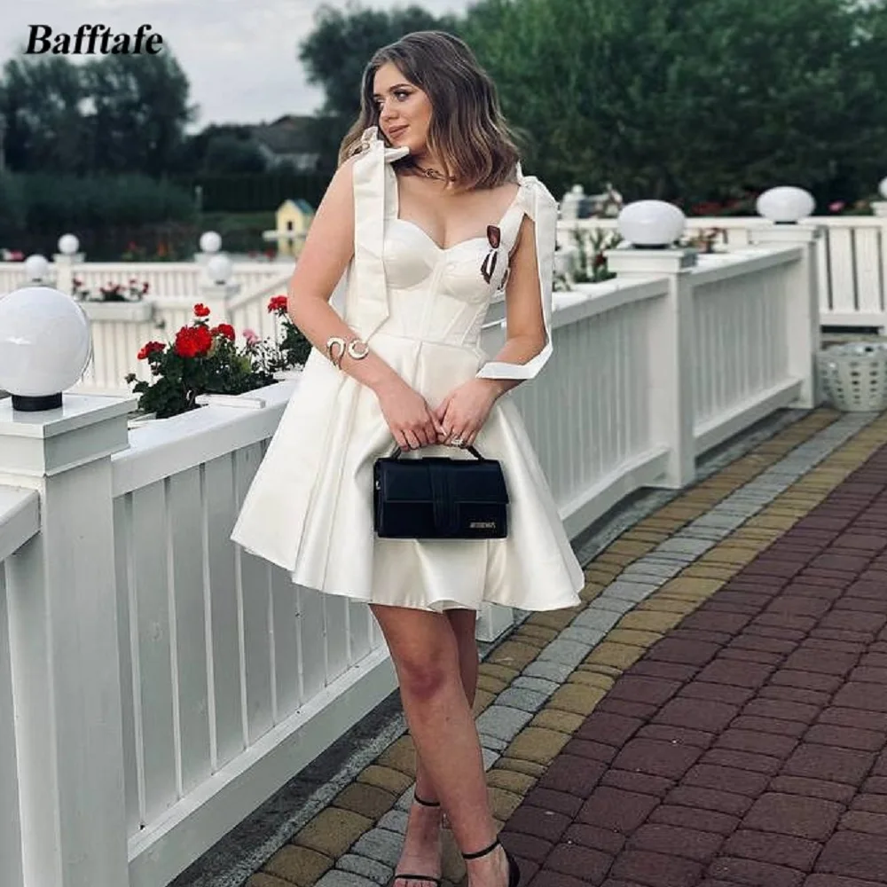Bafftafe A Line Satin Mini Homecoming Gowns Sweetheart Straps Corset Women Formal Prom Dresses Graudation Party Dress Customized
Bafftafe A Line Satin Mini Homecoming Gowns Sweetheart Straps Corset Women Formal Prom Dresses Graudation Party Dress Customized