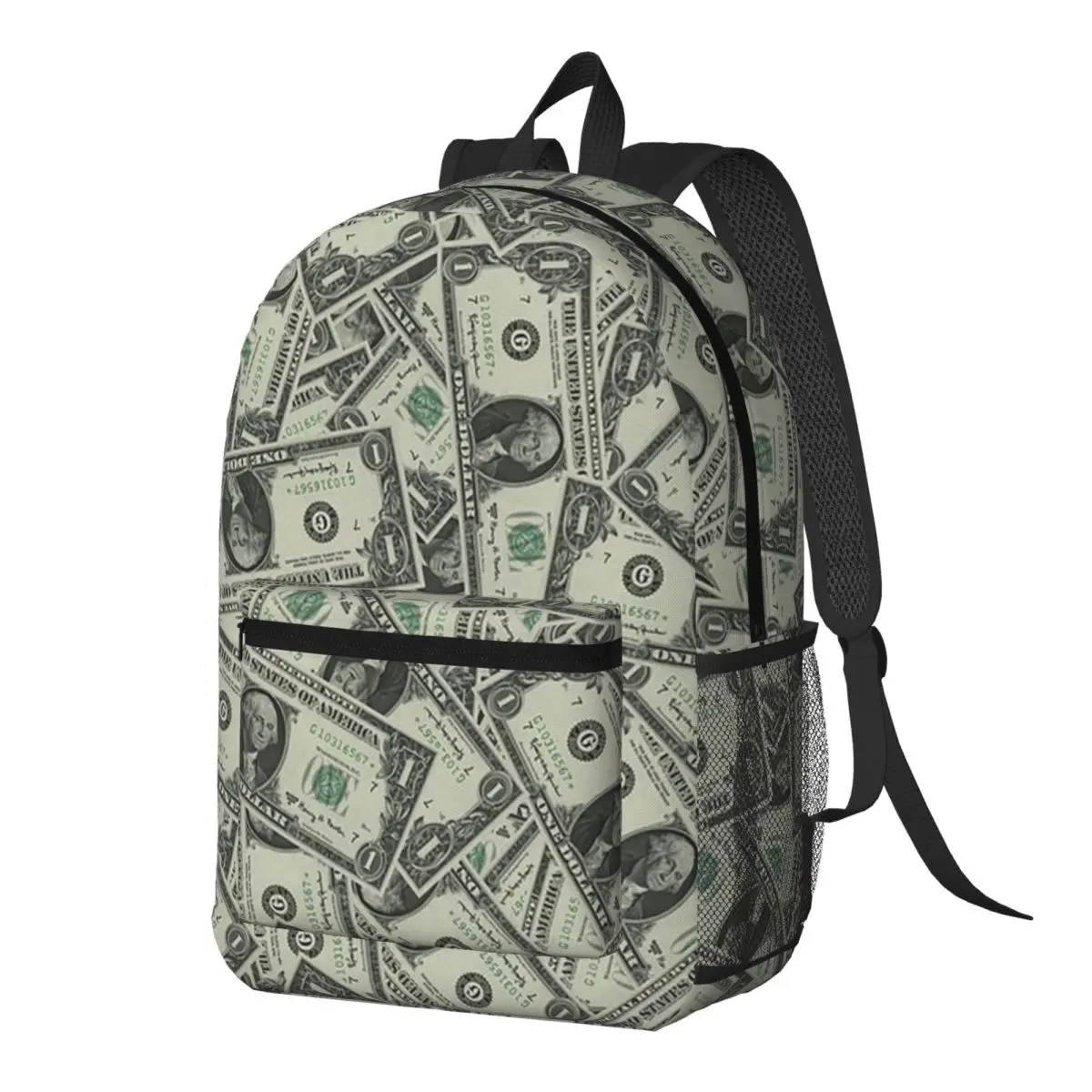 Money Dollars Bill Pattern Backpack Daypack Large Capacity Children BookBag School Bag Shoulder Bags for Men Women
Money Dollars Bill Pattern Backpack Daypack Large Capacity Children BookBag School Bag Shoulder Bags for Men Women