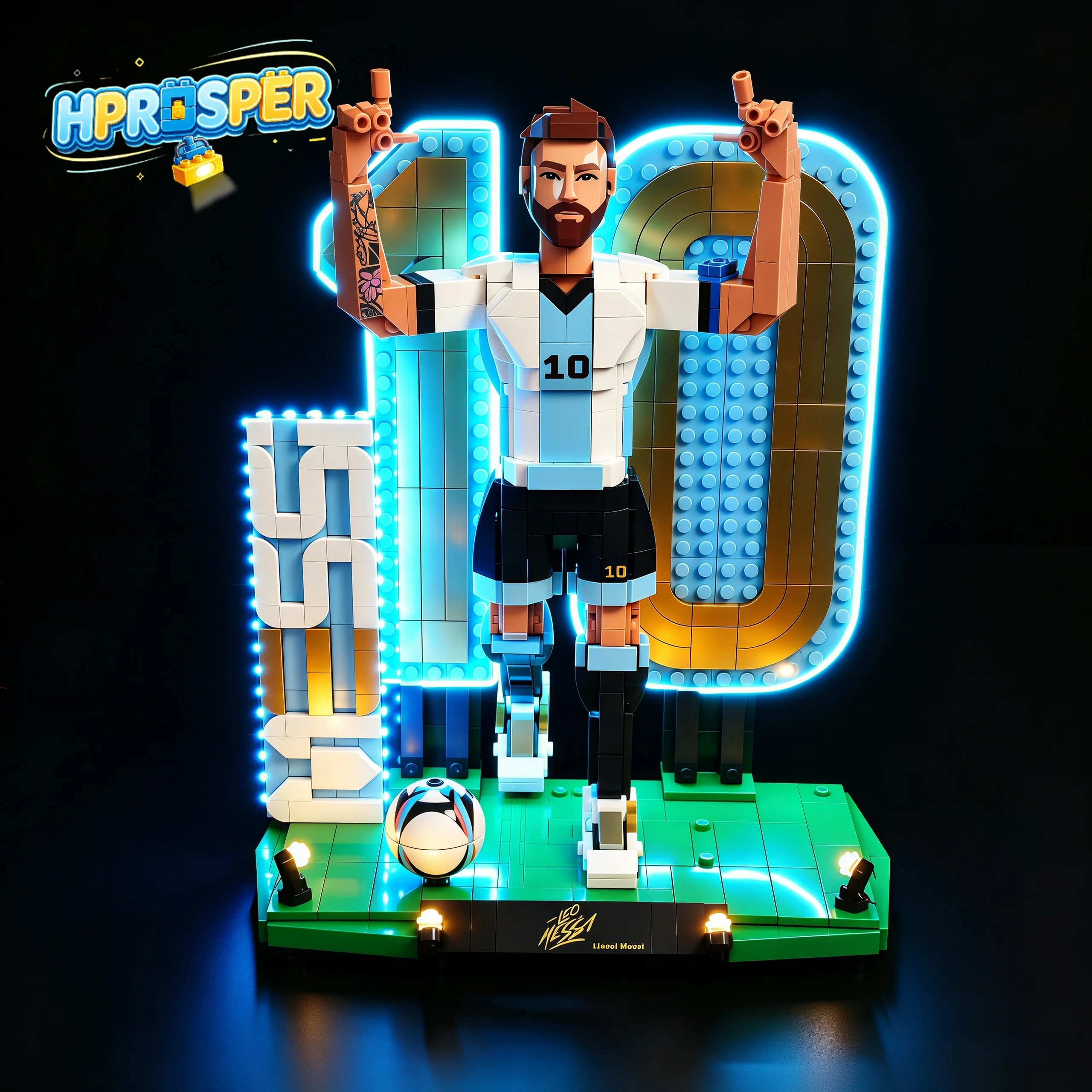 HPROSPER 5V LED Light (No Model) For LEGO Lionel Messi – Soccer Legend 43015 Decorative lights With battery box
HPROSPER 5V LED Light (No Model) For LEGO Lionel Messi – Soccer Legend 43015 Decorative lights With battery box