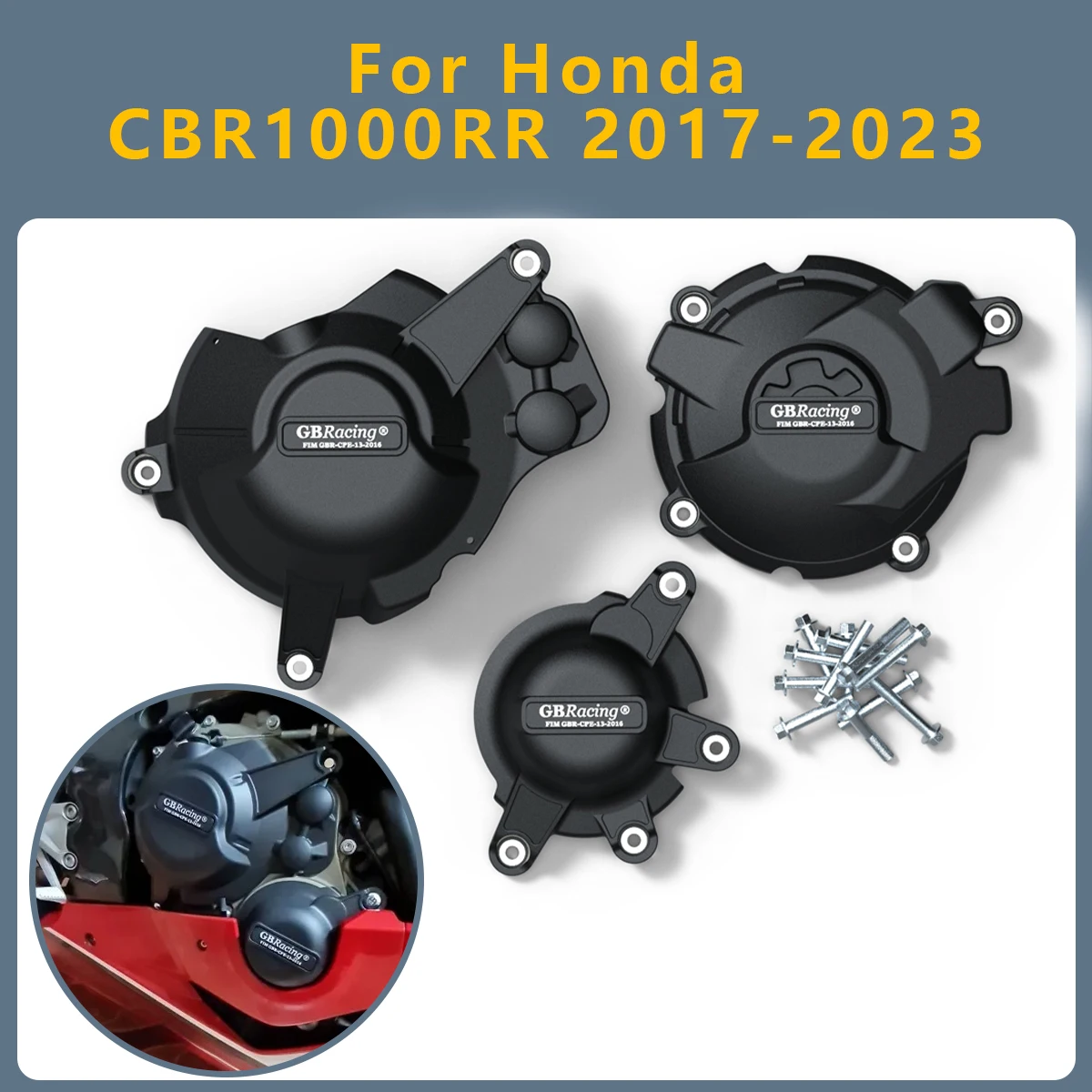 Motorcycle Engine Cover Clutch Cover Protection Set Accessories For Honda CBR1000RR CBR 1000 CBR1000 RR CBR-1000 2017-2023
Motorcycle Engine Cover Clutch Cover Protection Set Accessories For Honda CBR1000RR CBR 1000 CBR1000 RR CBR-1000 2017-2023