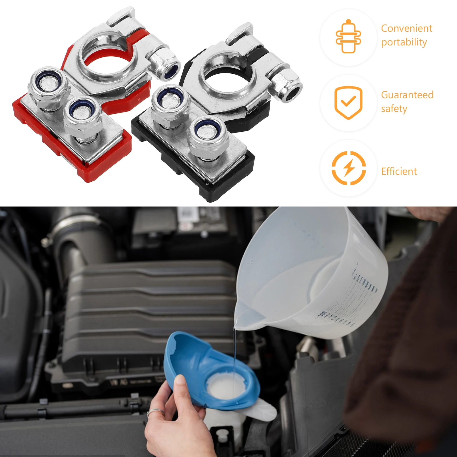 1 Pair Pure Copper Terminal Clamps Thickened Design Universal Car Truck Suv Motorcycle Connectors Replacement
1 Pair Pure Copper Terminal Clamps Thickened Design Universal Car Truck Suv Motorcycle Connectors Replacement