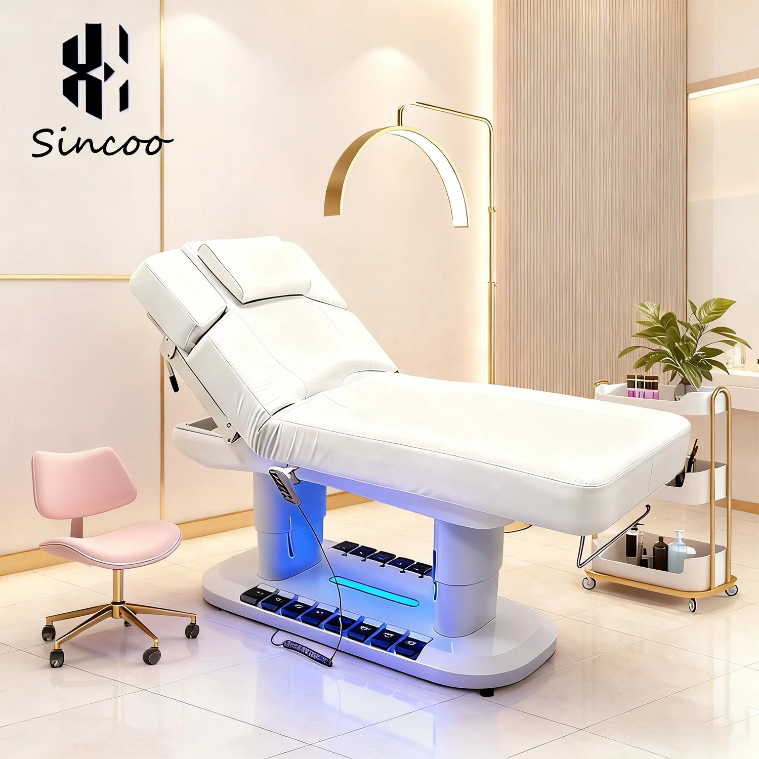 Manufacturer Factory Price Electric Lash Facial Bed With Heating 4 Motors Electric Spa Massage Beauty Bed for Beauty Salon
Manufacturer Factory Price Electric Lash Facial Bed With Heating 4 Motors Electric Spa Massage Beauty Bed for Beauty Salon