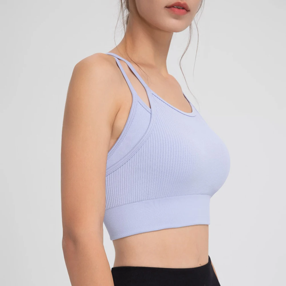 Bra For Yoga Casual Gym Outfit Double Spaghetti Straps Activewear Casual Style Casual Yoga Wear For Women Fake Two Piece
Bra For Yoga Casual Gym Outfit Double Spaghetti Straps Activewear Casual Style Casual Yoga Wear For Women Fake Two Piece