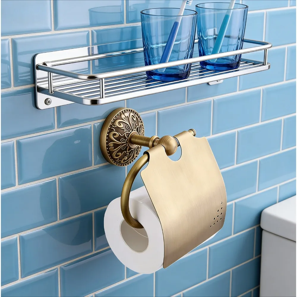 Полка для рулонной бумаги для бытовой ванной комнаты, винтажная латунная настенная гигиеническая коробка
Полка для рулонной бумаги для бытовой ванной комнаты, винтажная латунная настенная гигиеническая коробка