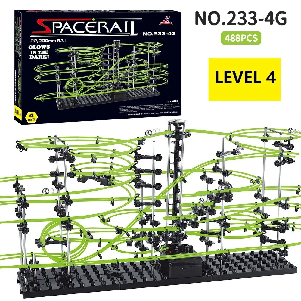 Marble Run Maze Race Track Games Luminous Spacerail Roller Coaster Level 2 3 4 Electric Elevator Model Education Science Toy
Marble Run Maze Race Track Games Luminous Spacerail Roller Coaster Level 2 3 4 Electric Elevator Model Education Science Toy