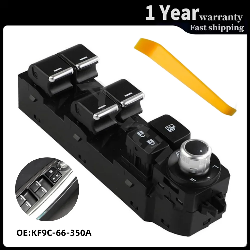 For Mazda CX-5 CX5 2017-2021 KF9C-66-350A Front Left Master Power Window Switch Electric Glass Lifter Control Button Accessories
For Mazda CX-5 CX5 2017-2021 KF9C-66-350A Front Left Master Power Window Switch Electric Glass Lifter Control Button Accessories