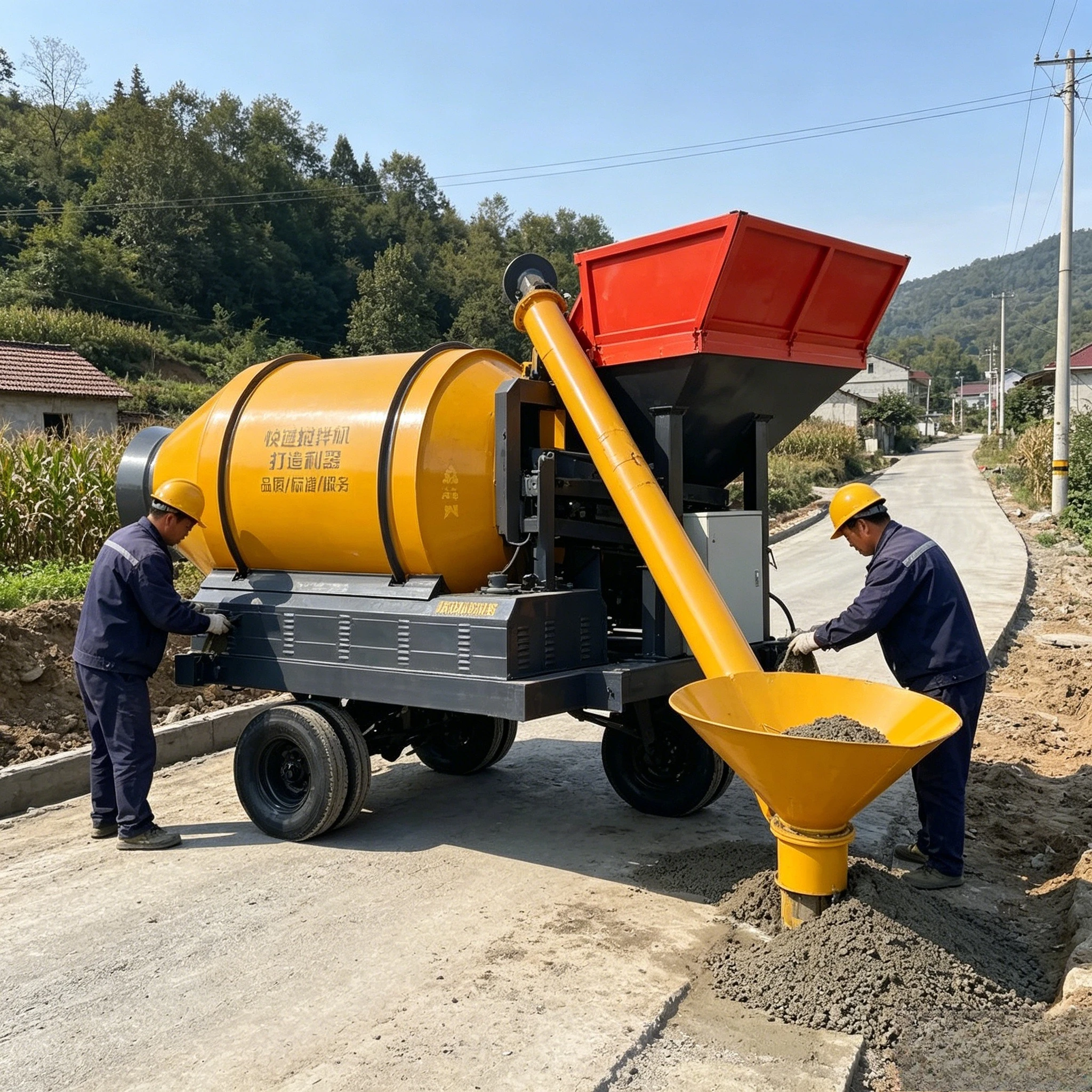 Mobile Concrete Batch Plant China Supplier Automatic Mini Small Dry Wet Portable Cement Drum Mixing Station Customized
Mobile Concrete Batch Plant China Supplier Automatic Mini Small Dry Wet Portable Cement Drum Mixing Station Customized