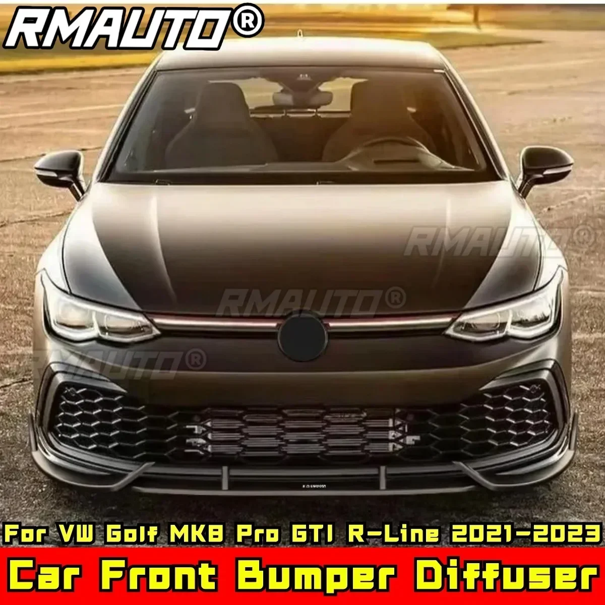 For Golf MK8 Pro GTI R-Line Body Kit Bumper Lip Matte Black Guard For VW Golf MK8 Pro GTI R-Line 2021-2023 Car Accessories
For Golf MK8 Pro GTI R-Line Body Kit Bumper Lip Matte Black Guard For VW Golf MK8 Pro GTI R-Line 2021-2023 Car Accessories