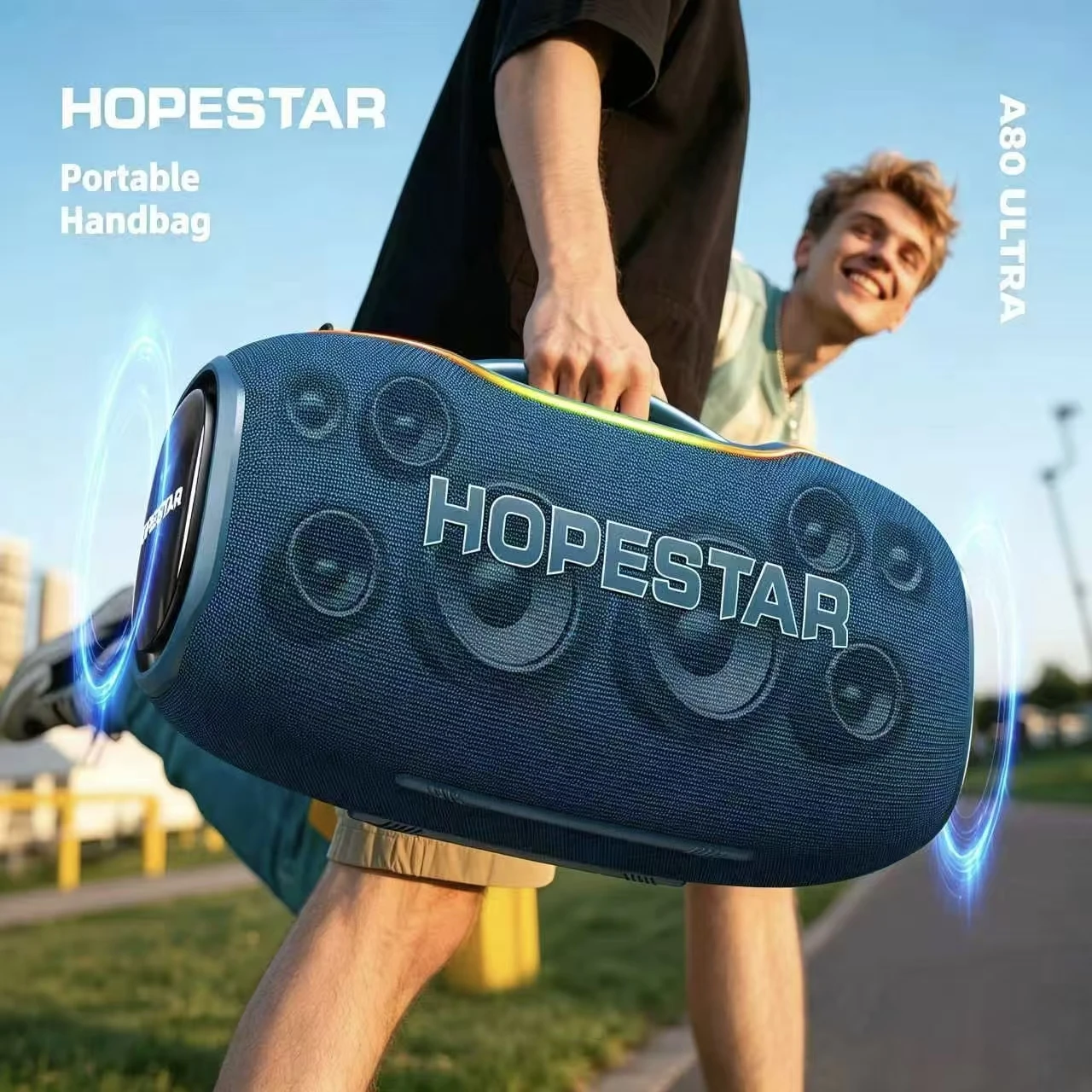 NEW ARRIVAL HOPESTAR A80ULTRA 650W Portable Bluetooth5.3 Karaoke Boombox IPX6 Waterproof RGB LED Lights Wired Mic Home Theatre
NEW ARRIVAL HOPESTAR A80ULTRA 650W Portable Bluetooth5.3 Karaoke Boombox IPX6 Waterproof RGB LED Lights Wired Mic Home Theatre