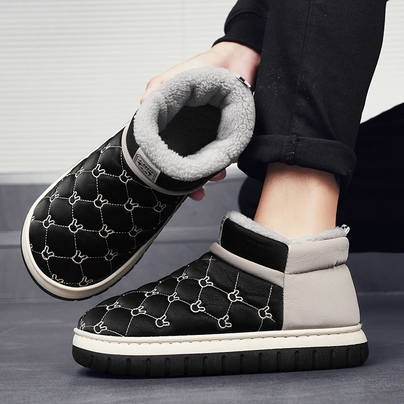 Modern Slip-On Thermal Snow Boots Smooth Rub Resistant Lining, Water Repellent Grippy Sole Light Warm for Outdoor Cold Outings
Modern Slip-On Thermal Snow Boots Smooth Rub Resistant Lining, Water Repellent Grippy Sole Light Warm for Outdoor Cold Outings