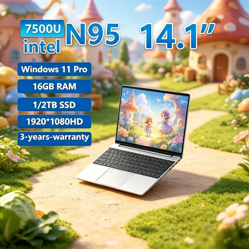 Celestial 2026 14.1" Laptop N95 FHD IPS 120Hz Opulent Lucid Screen SSD Fulgent Keypad Biometric Scan Unlock
Celestial 2026 14.1" Laptop N95 FHD IPS 120Hz Opulent Lucid Screen SSD Fulgent Keypad Biometric Scan Unlock