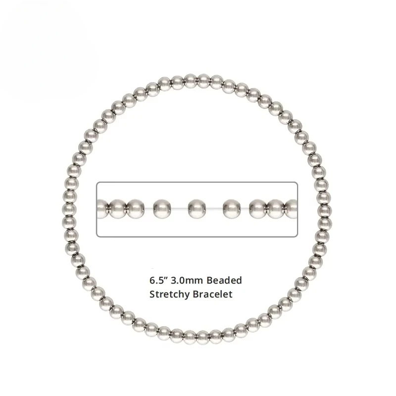 YM factory wholesale elastic bead bracelet women's 925 silver permanent boutique jewelry bracelet
YM factory wholesale elastic bead bracelet women's 925 silver permanent boutique jewelry bracelet