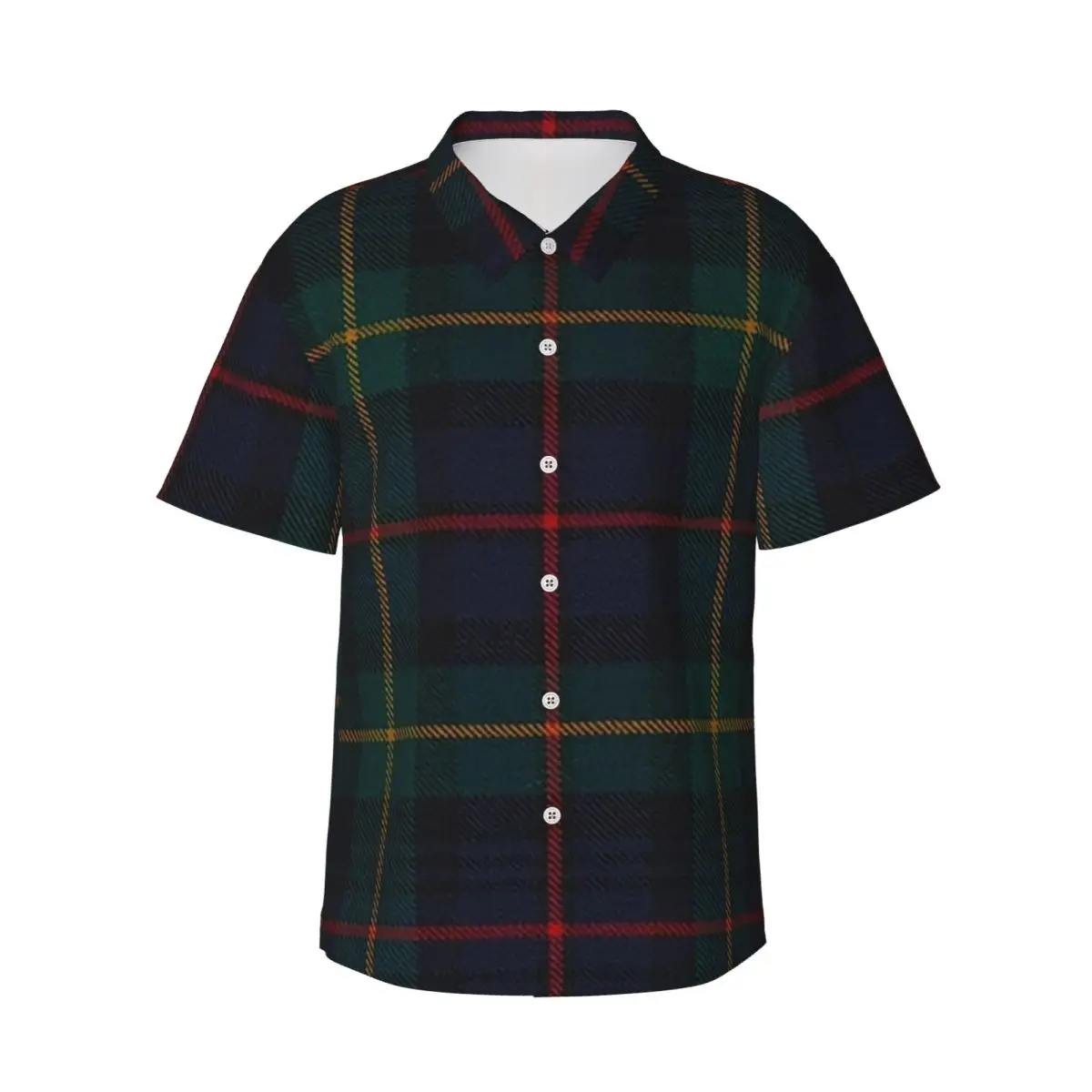 Farquharson Scottish Tartan Men's Shirts Hawaiian Short Sleeve Shirt Casual Button Tops for Summer Beach
Farquharson Scottish Tartan Men's Shirts Hawaiian Short Sleeve Shirt Casual Button Tops for Summer Beach