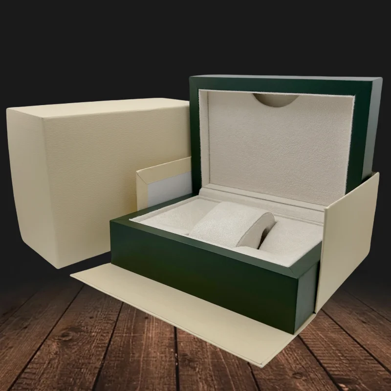 XISIDON Green Wood Flannel Pillow Watch Box Fits Explorer II GMT DateJust Submarine Daytona Display Holiday Gift Case No Logo
XISIDON Green Wood Flannel Pillow Watch Box Fits Explorer II GMT DateJust Submarine Daytona Display Holiday Gift Case No Logo
