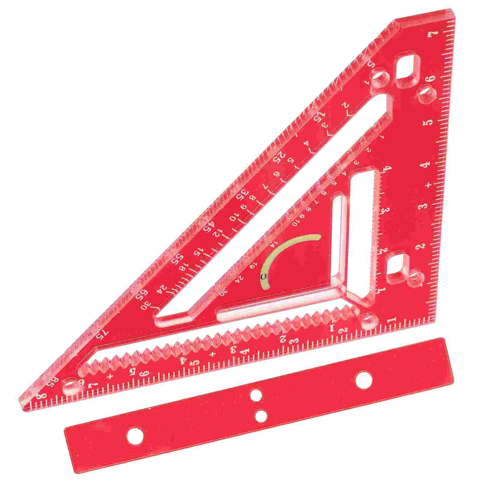 Woodworking Tools Ruler Acrylic Rafter Square Measuring Professional Carpenter Geometry
Woodworking Tools Ruler Acrylic Rafter Square Measuring Professional Carpenter Geometry