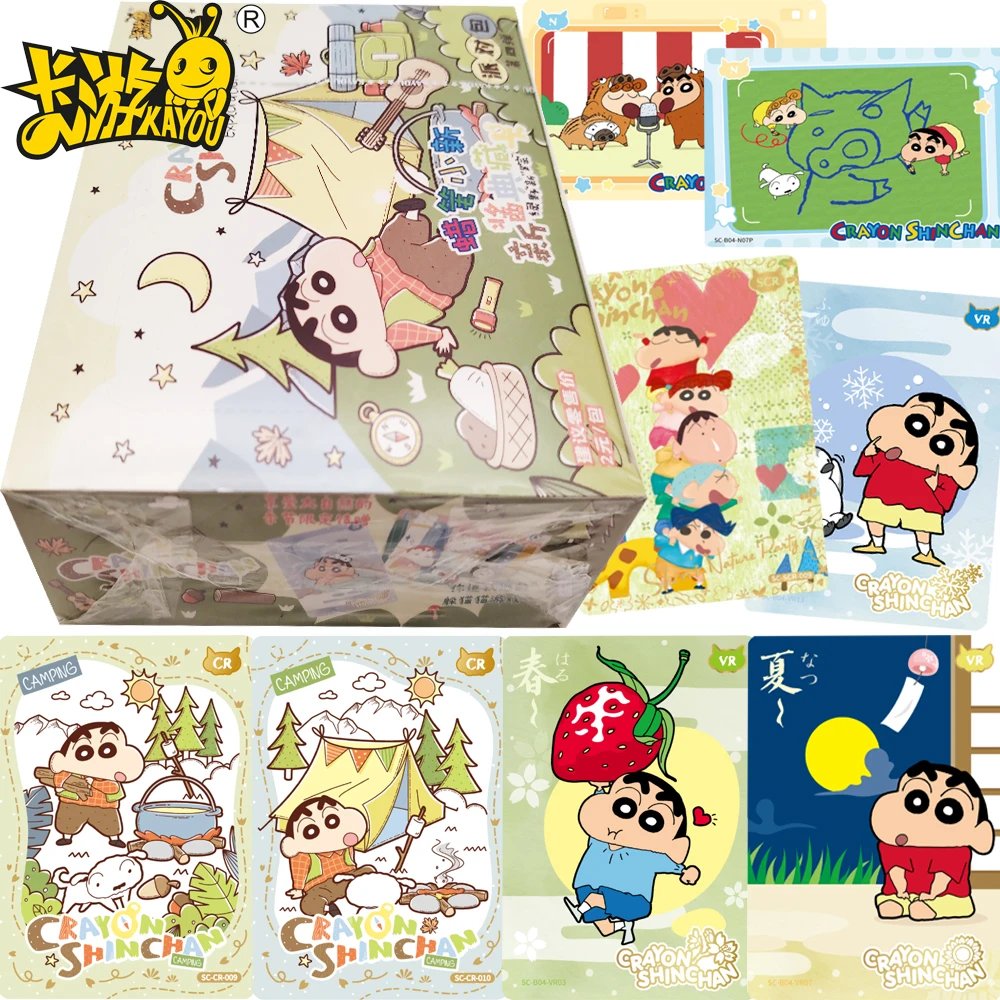 Коллекционные карточки KAYOU Crayon Shin-chan: Веселая и увлекательная тематика кемпинга, аниме-карточки Ногара Шинносуке, креативный подарок для хобби
Коллекционные карточки KAYOU Crayon Shin-chan: Веселая и увлекательная тематика кемпинга, аниме-карточки Ногара Шинносуке, креативный подарок для хобби