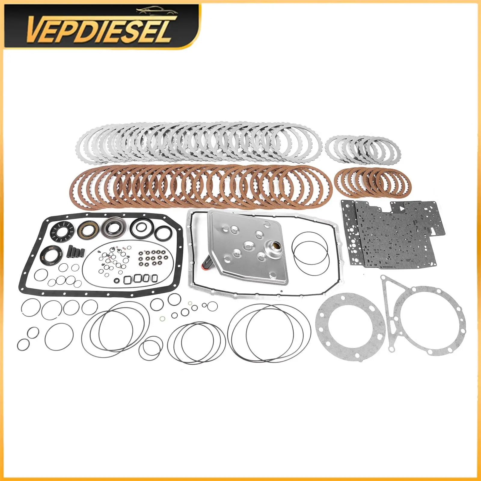 6R80 мастер-ремонтажный комплект автоматической коробки передач, диски сцепления для Ford F-150 Ranger Expedition Everest Lincoln Navigator Mazda BT-50
6R80 мастер-ремонтажный комплект автоматической коробки передач, диски сцепления для Ford F-150 Ranger Expedition Everest Lincoln Navigator Mazda BT-50