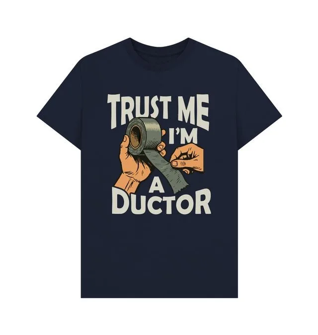 Navy Blue I'm a Ductor T-Shirt for Men
Navy Blue I'm a Ductor T-Shirt for Men