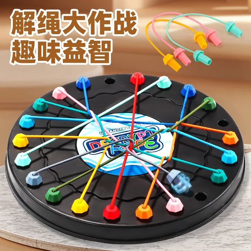 Kid Rope Breaking Battle Challenge Puzzle Toy Knot Toy Children's Rope Decoding Game Logic Training Challenge Game Strategy Game
Kid Rope Breaking Battle Challenge Puzzle Toy Knot Toy Children's Rope Decoding Game Logic Training Challenge Game Strategy Game