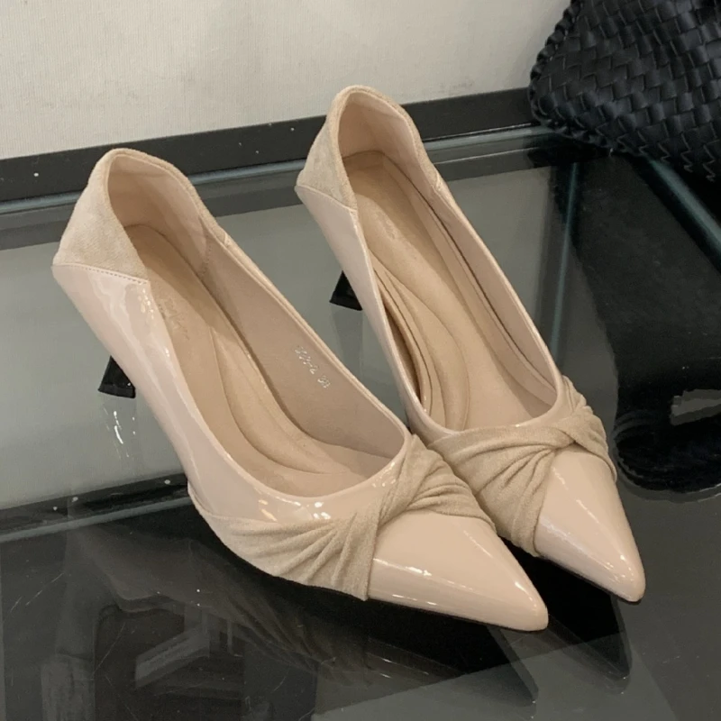 Fashion Pointed Toe Pumps Dress Shoes Ladies Elegant Shallow Footwear Women Office Shoes Comfy Mature Sexy High Heels for Women
Fashion Pointed Toe Pumps Dress Shoes Ladies Elegant Shallow Footwear Women Office Shoes Comfy Mature Sexy High Heels for Women