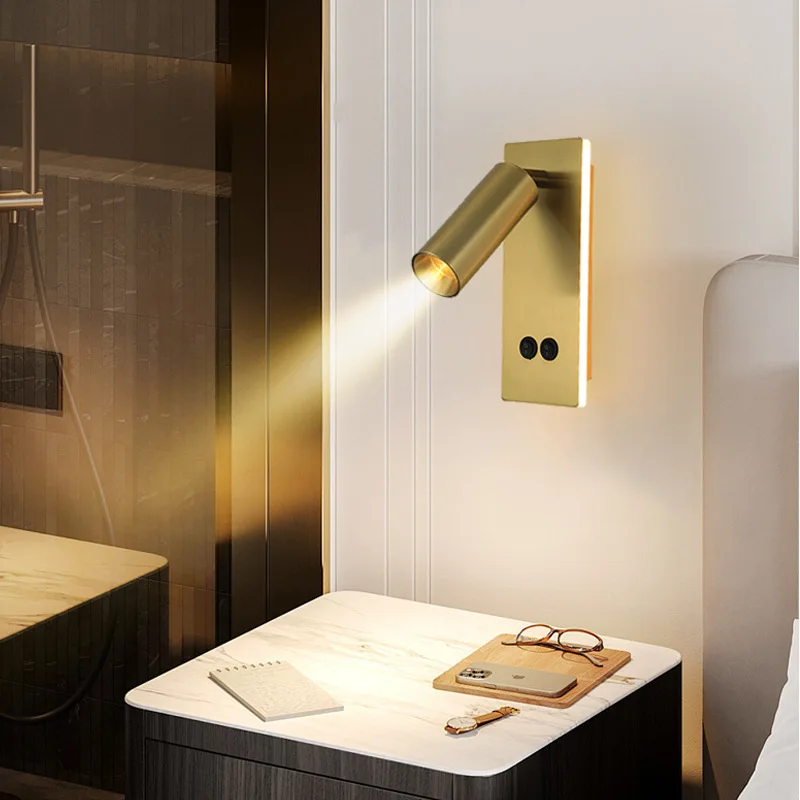 LED Rotatable Angle Reading Wall Lamp Dual Switch Ambient Lighting Spotlight Hotel Bedside Sconce Atmosphere Background Light
LED Rotatable Angle Reading Wall Lamp Dual Switch Ambient Lighting Spotlight Hotel Bedside Sconce Atmosphere Background Light