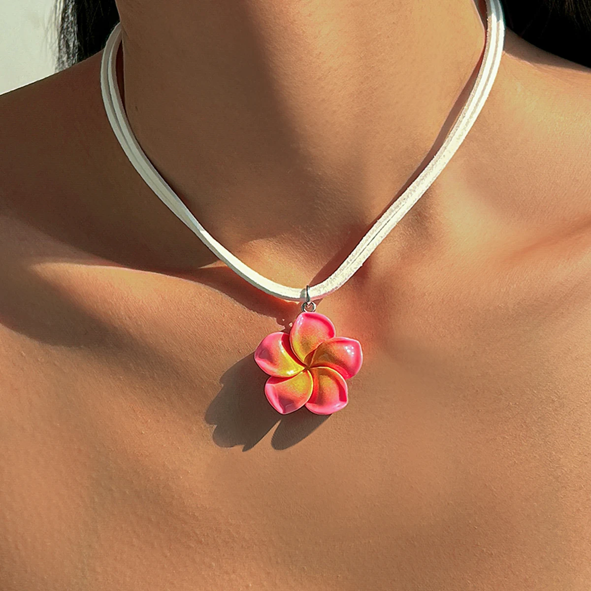 Salircon Romantic Gradient Flower Set Sweet Flowers Earrings Women Pendant Acrylic Summer Choker Necklace Jewelry Gift
Salircon Romantic Gradient Flower Set Sweet Flowers Earrings Women Pendant Acrylic Summer Choker Necklace Jewelry Gift