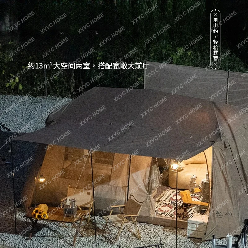LOutdoor tent ridge 13 camping canopy sun protection camping overnight two rooms and one living room
LOutdoor tent ridge 13 camping canopy sun protection camping overnight two rooms and one living room