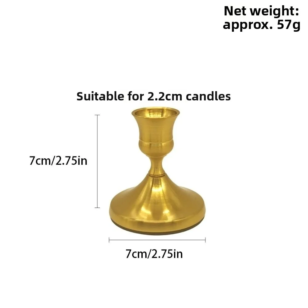 2PCS Vintage Style Candlestick Holders Metal Construction Decorative Short Candle Holders Durable Candle Stick Holders
2PCS Vintage Style Candlestick Holders Metal Construction Decorative Short Candle Holders Durable Candle Stick Holders