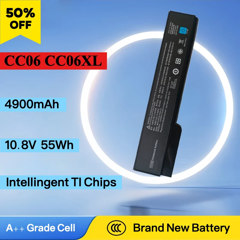CC06 CC06XL 58 Втч Аккумулятор для ноутбука HP ProBook 6360b 6460b 6465b 6470b 6475b 6560b 6570b 6565b 8460p 8470p HSTNN-DB2F HSTNN-DB2F
CC06 CC06XL 58 Втч Аккумулятор для ноутбука HP ProBook 6360b 6460b 6465b 6470b 6475b 6560b 6570b 6565b 8460p 8470p HSTNN-DB2F HSTNN-DB2F