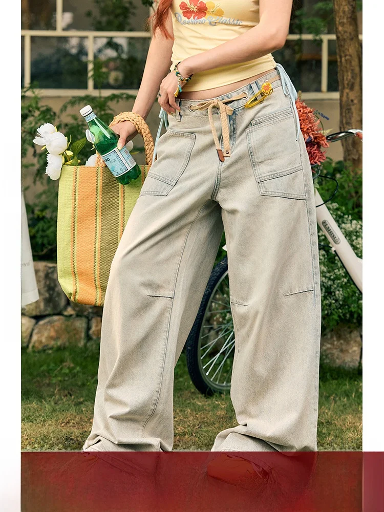 Летние повседневные хлопковые джинсы BeerBro с вышивкой, расклешенные, прямые, вельветовые, женские, с низкой посадкой, длинные брюки
Летние повседневные хлопковые джинсы BeerBro с вышивкой, расклешенные, прямые, вельветовые, женские, с низкой посадкой, длинные брюки